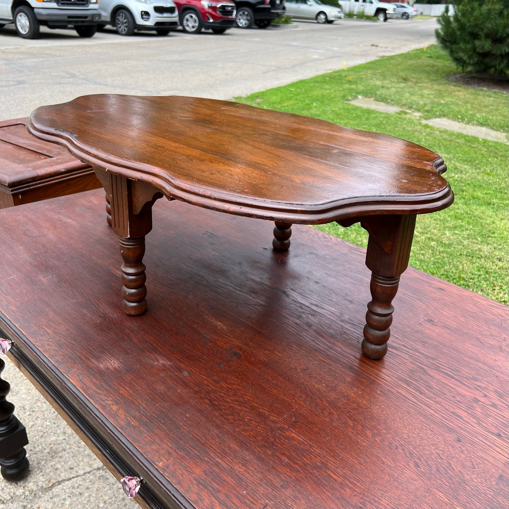 Antique small clearance coffee table